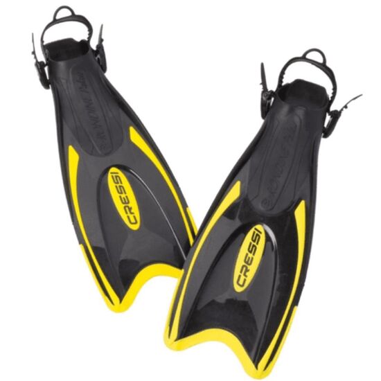 Ласты CRESSI-SUB PALAU black/yellow L/XL (44/47), изображение 2