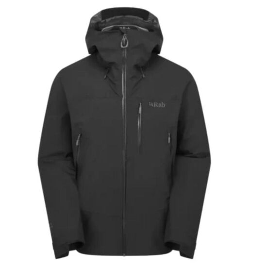 Куртка RAB Downpour Mountain, XXL, Черная