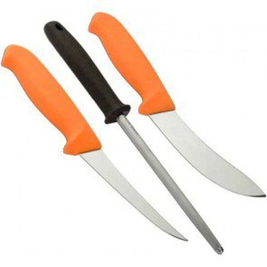 Нож Mora Hunting Set Orange, 2 ножа/точилка