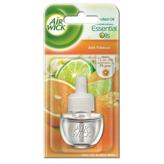 Odorizant rezerva AIR WICK, Anti-Tabacco, 19 ml