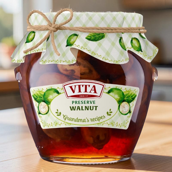 Варенье VITA ореховое, 680г