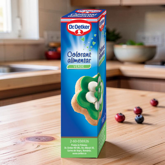 Краситель пищевой DR. OETKER зеленый, 10 гр
