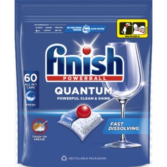 Tablete pentru masina de spalat vase FINISH Quantum, 60 buc
