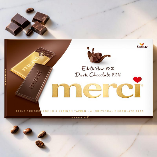 Ciocolata MERCI TABLETA CIOCOLATA NEAGRA 72%, 100 g