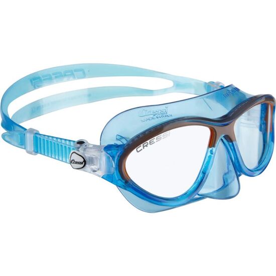 Masca inot CRESSI-SUB MOON KID MASK blue/orange, 2 image