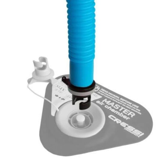 Насос CRESSI-SUB WELTER HIGH PRESSURE INFLATION HAND PUMP blue 2000 CC, изображение 3