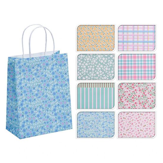 Punga cadou "Grafica si flori", 18х10х23 cm