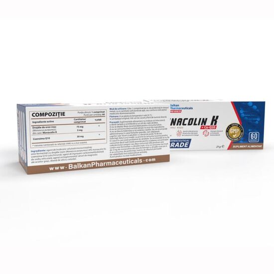 Supliment alimentar BALKAN PHARM Monaсolin K+Q10, 60 comprimate, 2 image