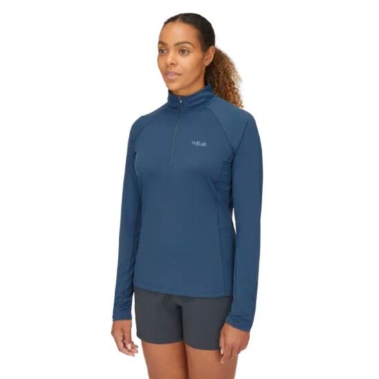 Футболка RAB Sonic LS Zip, 12, Tempest Blue, изображение 2
