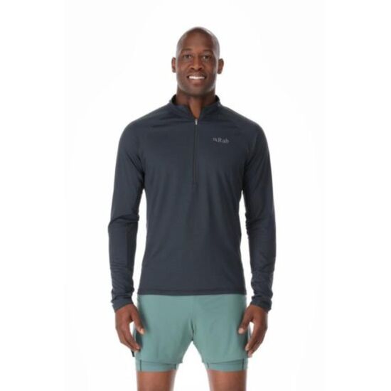 Футболка RAB Sonic LS Zip, XL, Beluga, изображение 2