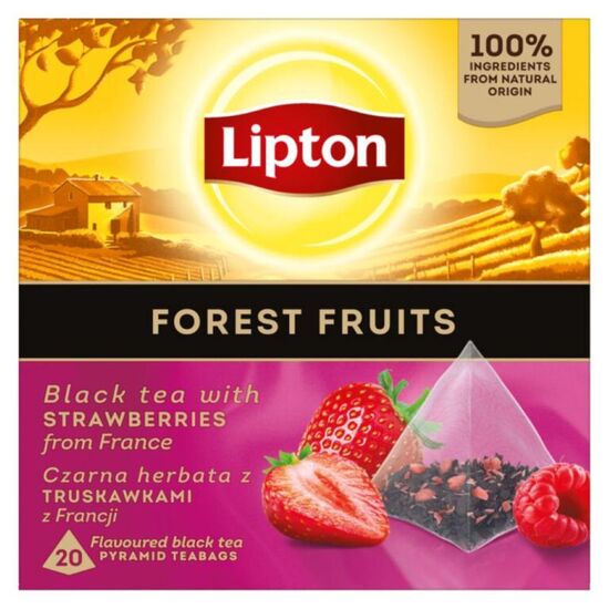 Ceai negru LIPTON Fructe de Padure, 20 pliculete, 2 image