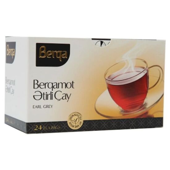 Чай черный BERQA EARL GREY, бергамот, 24 пакетика, изображение 2