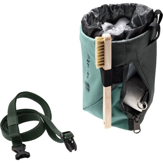 Сумочка для магнезии DEUTER Gravity Chalk Bag II M jade-ivy, изображение 2