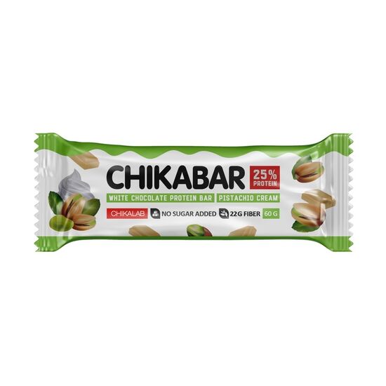 Baton glazurat CHIKALAB, cremă de fistic, 60 g