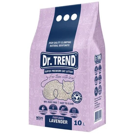 Наполнитель для кошачьего туалета DR.TREND Lavender, 10 Л