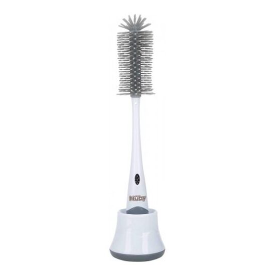 Силиконовая щетка NUBY NV03005, Для бутылочек, На подставке
