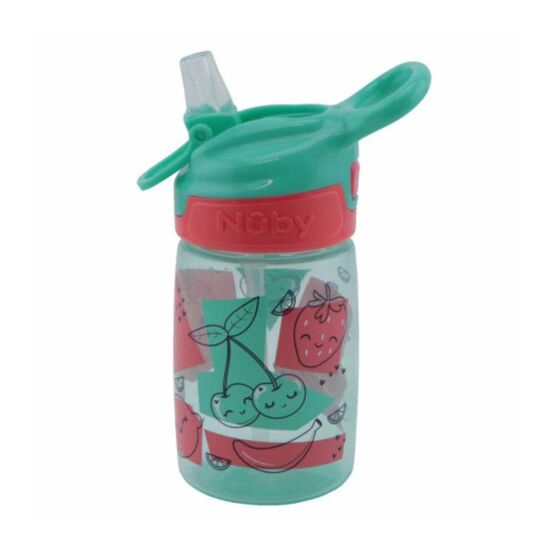 Pahar NUBY NV04029, Cu pai, PP Flip-it Reflex, Pentru copii de la 24 luni, 360 ml, 4 image