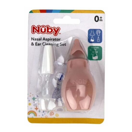 Назальный аспиратор и набор для чистки ушей NUBY ID172, С рождения, Розовый, изображение 3