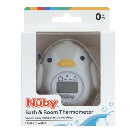 Termometru NUBY NV08010 “Pinguin”, Apa/Aer