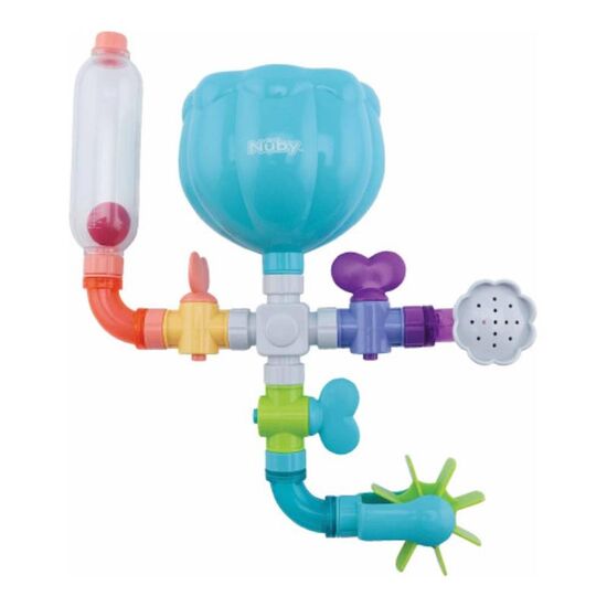 Jucarie pentru baie NUBY NV08009 "Wacky Waterworks", De la 18 luni