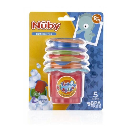Набор ведёрок для купания NUBY ID6152, 5 шт, изображение 3
