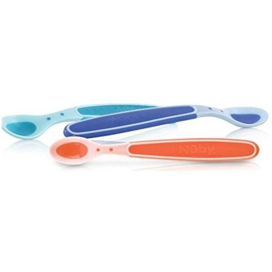 Set de linguri termo NUBY ID5235, De la 4 luni, 3 buc