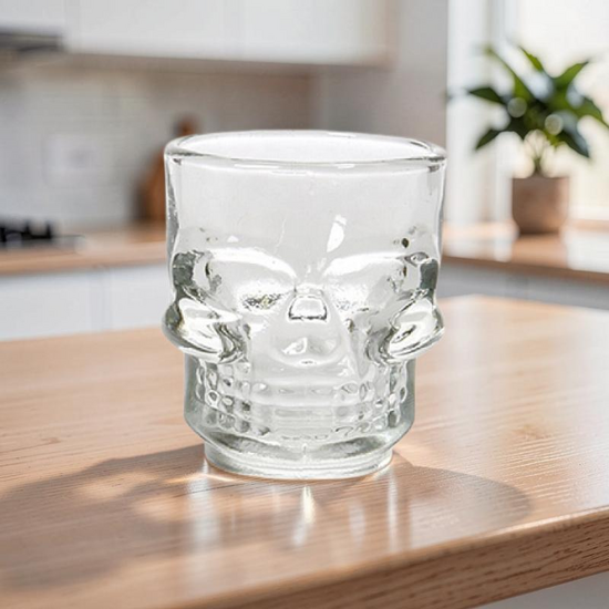 Paharel Halloween Craniu, Din sticlă, 40 ml