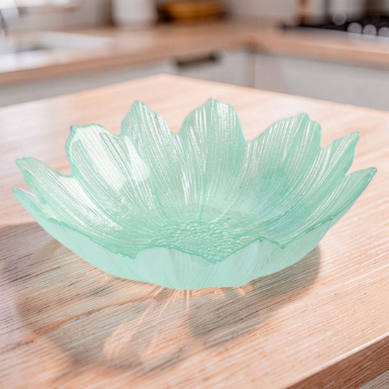 Bol din sticla EH "Floare", sticla, 16 cm