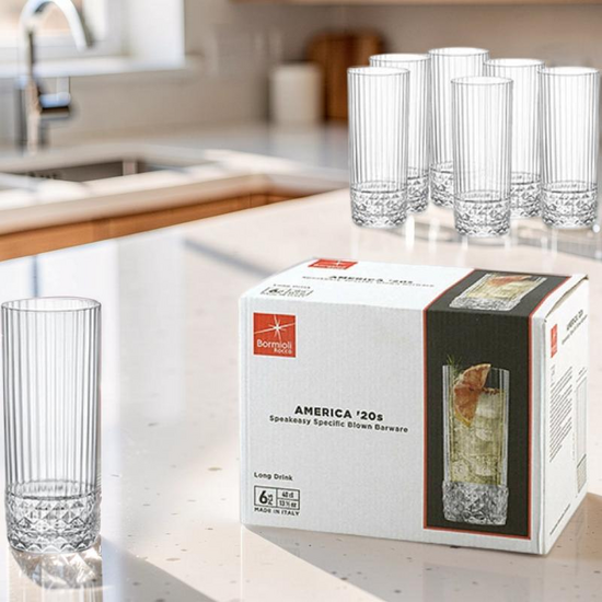 Set pahare tumbler HB America'20s, 400 ml, 6 buc