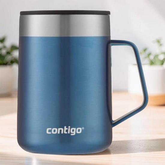 Cana termos CONTIGO Streeterville Desk Blue, 420 ml