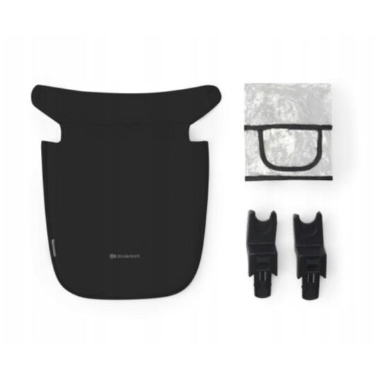 Cărucior KINDERKRAFT, 4-in-1, Newly + Mink Pro, Cu bază, Negru, 11 image