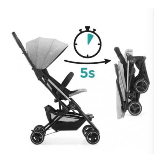 Carucior KINDERKRAFT Mini Dot, Gri, 3 image