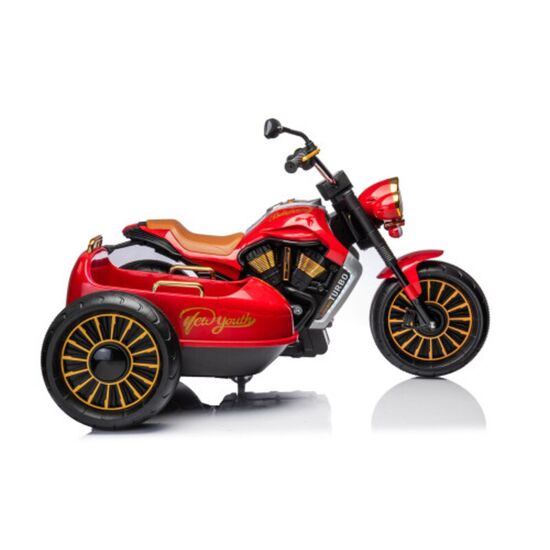 Мотоцикл на аккумуляторе Chipolino DUO TRON" ELMDT02303RE, red, изображение 4