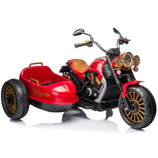 Мотоцикл на аккумуляторе Chipolino DUO TRON" ELMDT02303RE, red