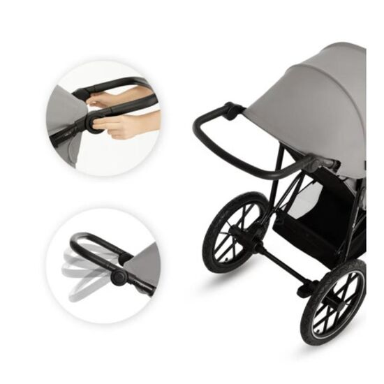 Коляска прогулочная KINDERKRAFT Helsi, Серая, изображение 3