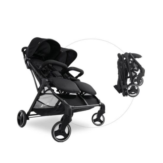 Cărucior pentru gemeni HAUCK Swift X Duo, Negru, 2 image