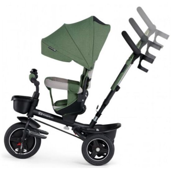 Tricicleta KINDERKRAFT Spinster 360 verde, 4 image