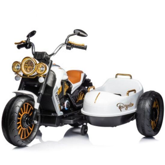 Мотоцикл на аккумуляторе CHIPOLINO DUO TRON ELMDT02301WH white, изображение 2