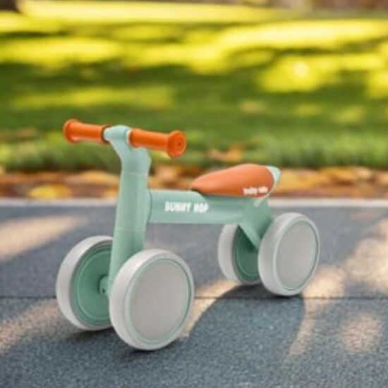 Bicicleta fara pedale BABYMIX 56299 Bunny Hop Ultralight, verde, 4 image