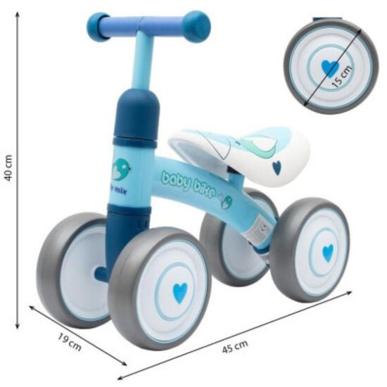 Беговел BABYMIX 51001 Baby Bike Fruit, зелёный, изображение 3