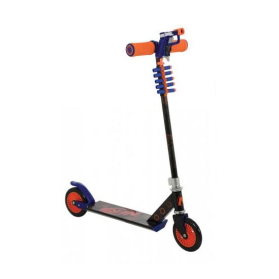 Trotineta In-Line "Nerf" cu blaster si sageti, 5+