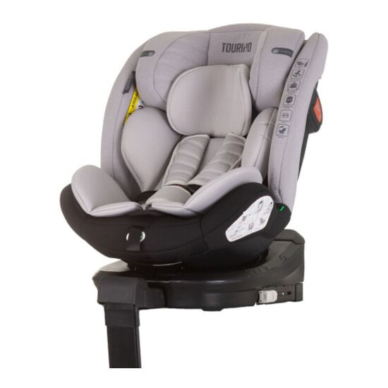 Автокресло CHIPOLINO "I-Size Isofix 360 Tourino", (40-150 см), серый, изображение 2