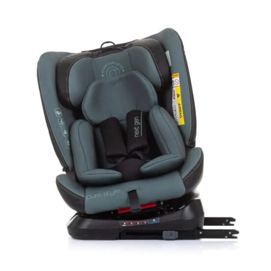 Scaun auto Chipolino Next Gen Isofix I-size 360 °C, (40-150 cm), roșu, 5 image