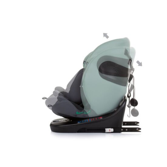 Scaun auto Chipolino i-Size Isofix Motion, STKMOT02404P, (40-150 cm), verde, 4 image