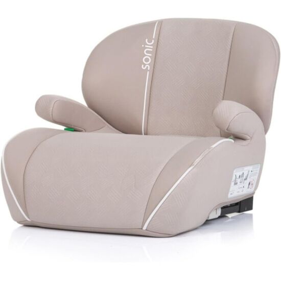 Бустер Chipolino I-SIZE ISOFIX SONIC SDKSN02503TR, (125-150 cm), tiramisu, 2 image