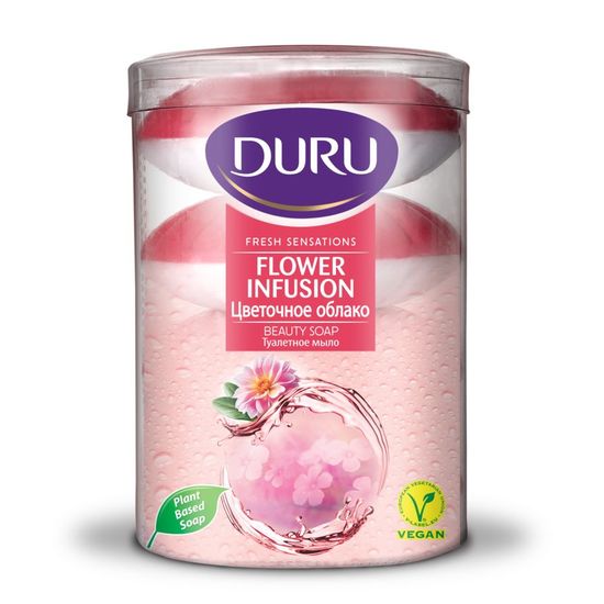 Sapun de toaleta DURU Fresh PVC flore 4 x 110 g