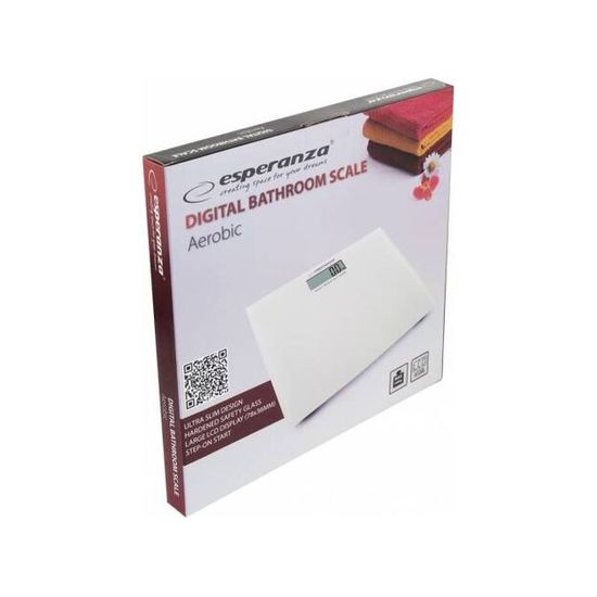 Весы ESPERANZA Aerobic EBS002W Белые 180 кг, изображение 2