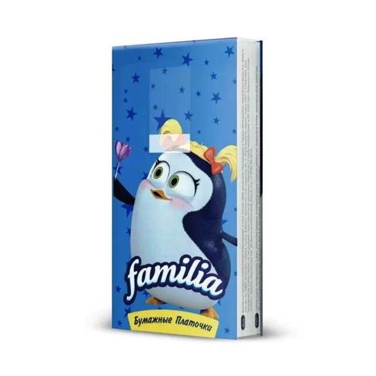 Носовые платки FAMILIA Classic, 3 слоя, 10 шт, изображение 3