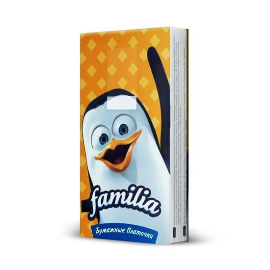 Носовые платки FAMILIA Classic, 3 слоя, 10 шт, изображение 4
