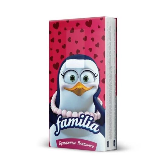 Носовые платки FAMILIA Classic, 3 слоя, 10 шт, изображение 5